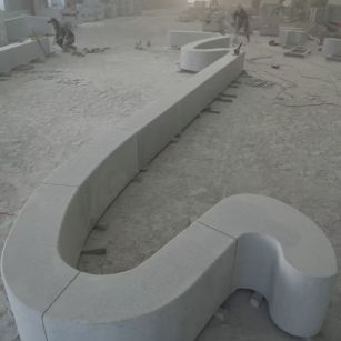 太原 花岗岩整石坐凳拼装