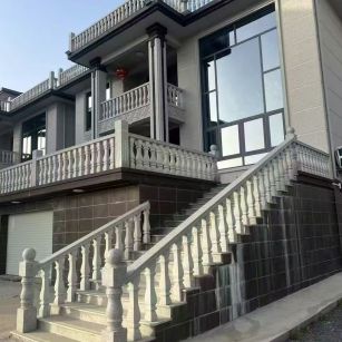 太原 芝麻白别墅阳台栏杆，楼梯栏杆