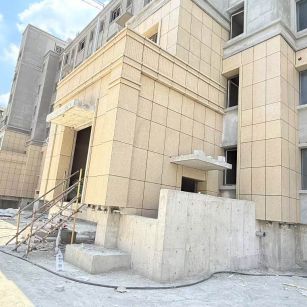 太原 黄金麻干挂，工地实拍