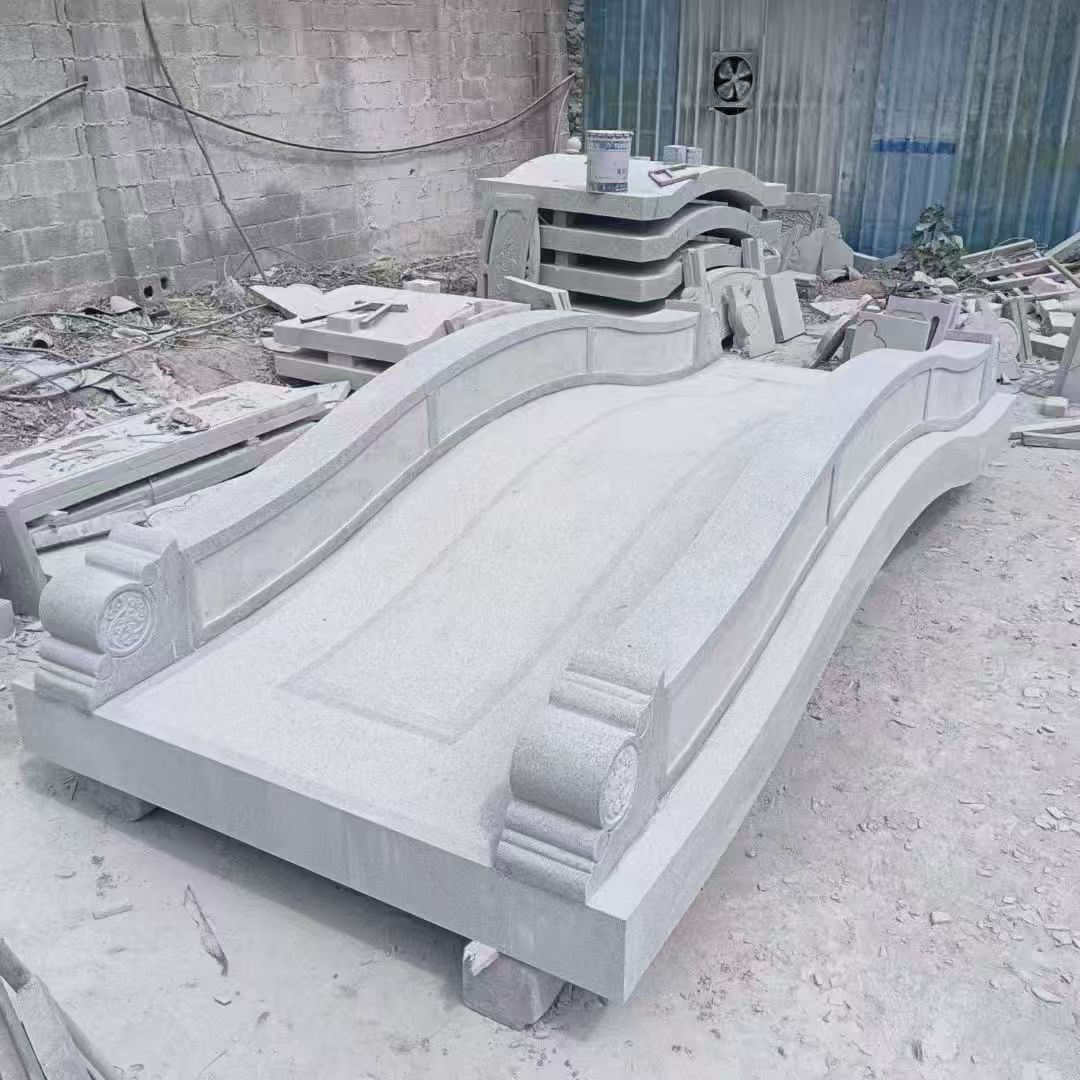 太原 芝麻灰花岗岩园林景观 小石桥