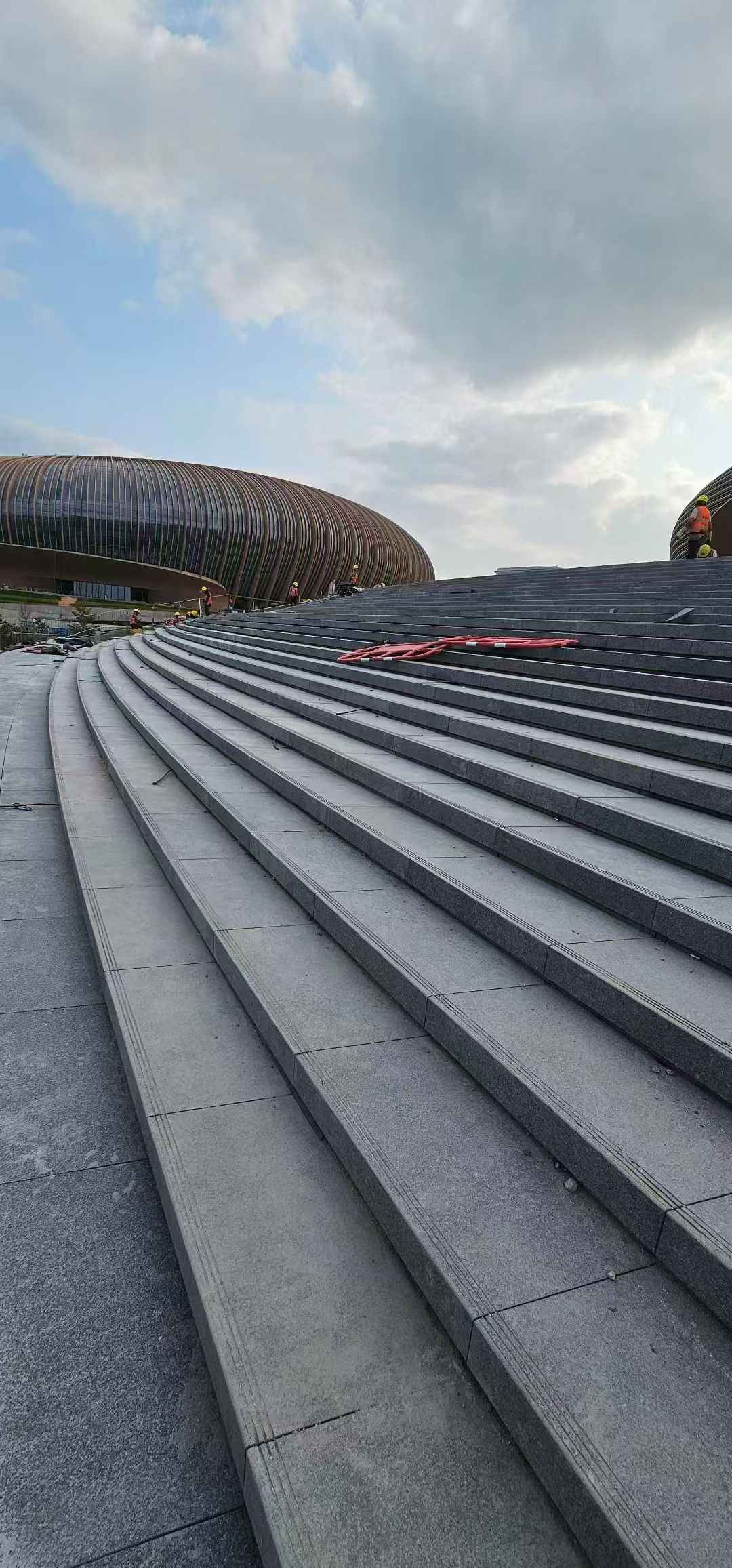 太原 弧形整石台阶铺装效果图