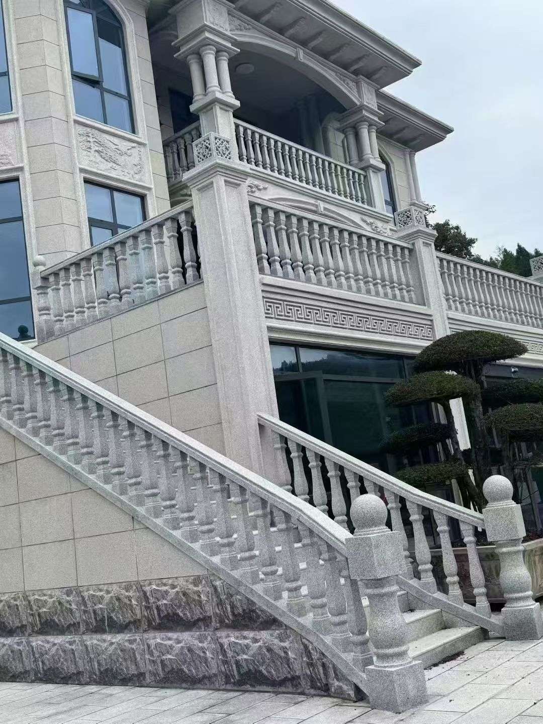 太原 芝麻白别墅，栏杆