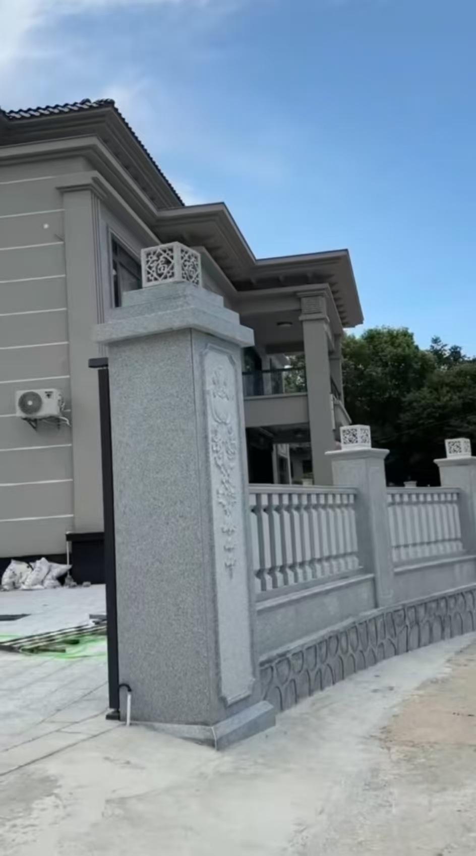 太原 芝麻白别墅围墙栏杆，私人订制