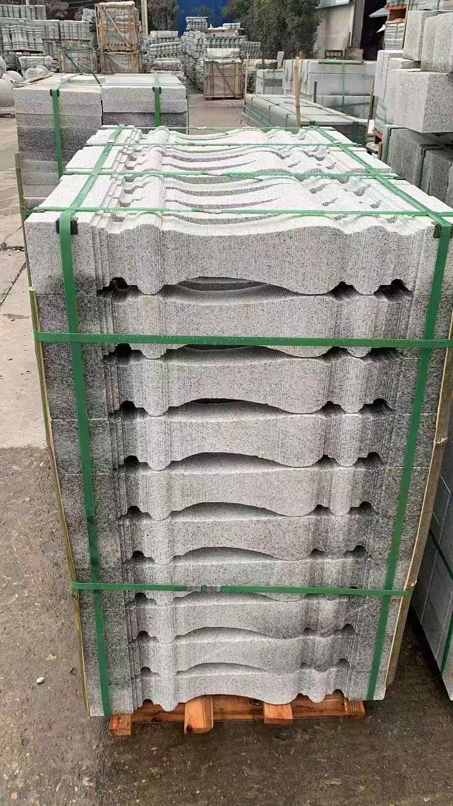 太原 芝麻白方形拉丝面，栏杆花瓶柱