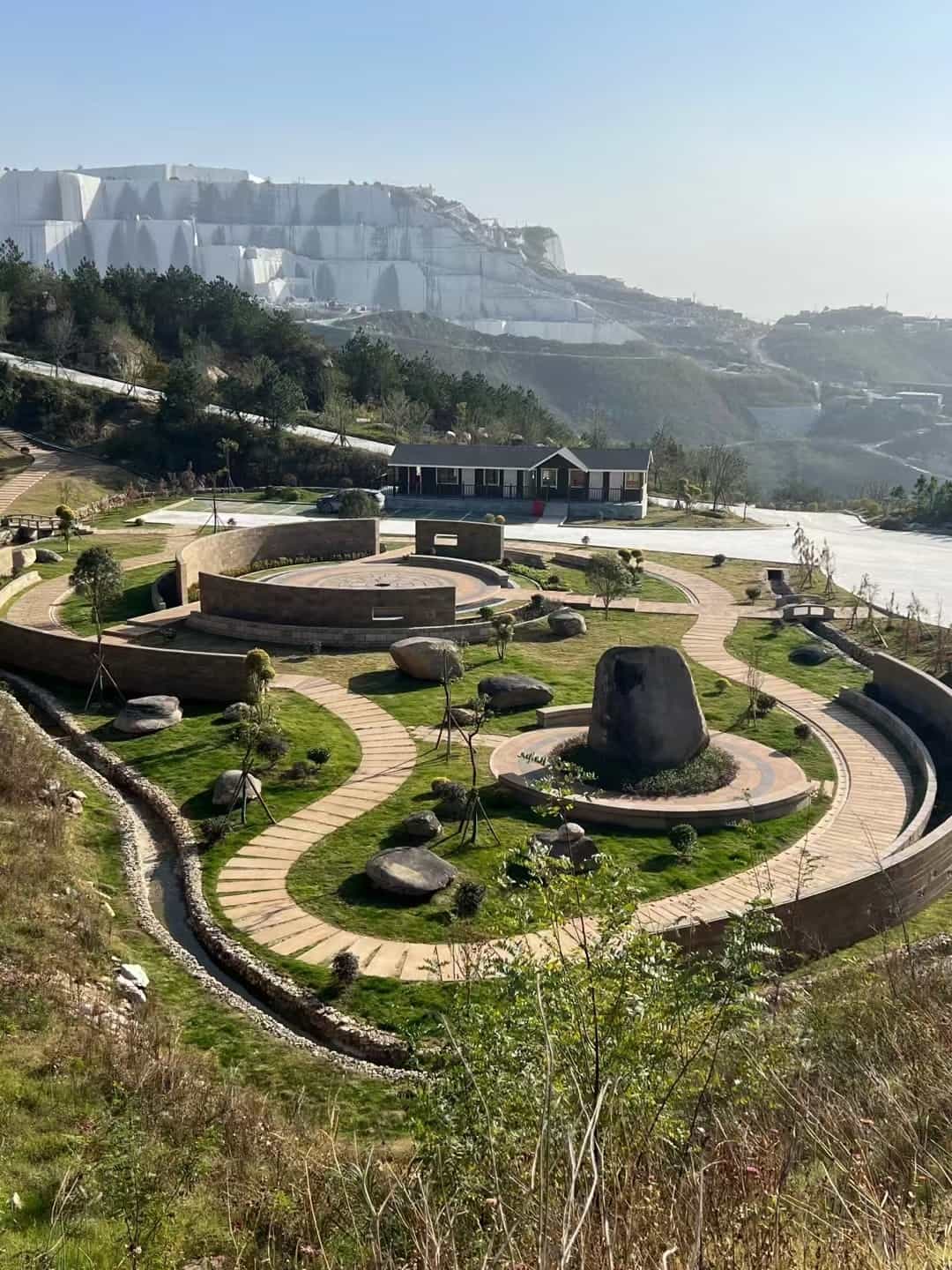 太原仿古石铺装整体效果