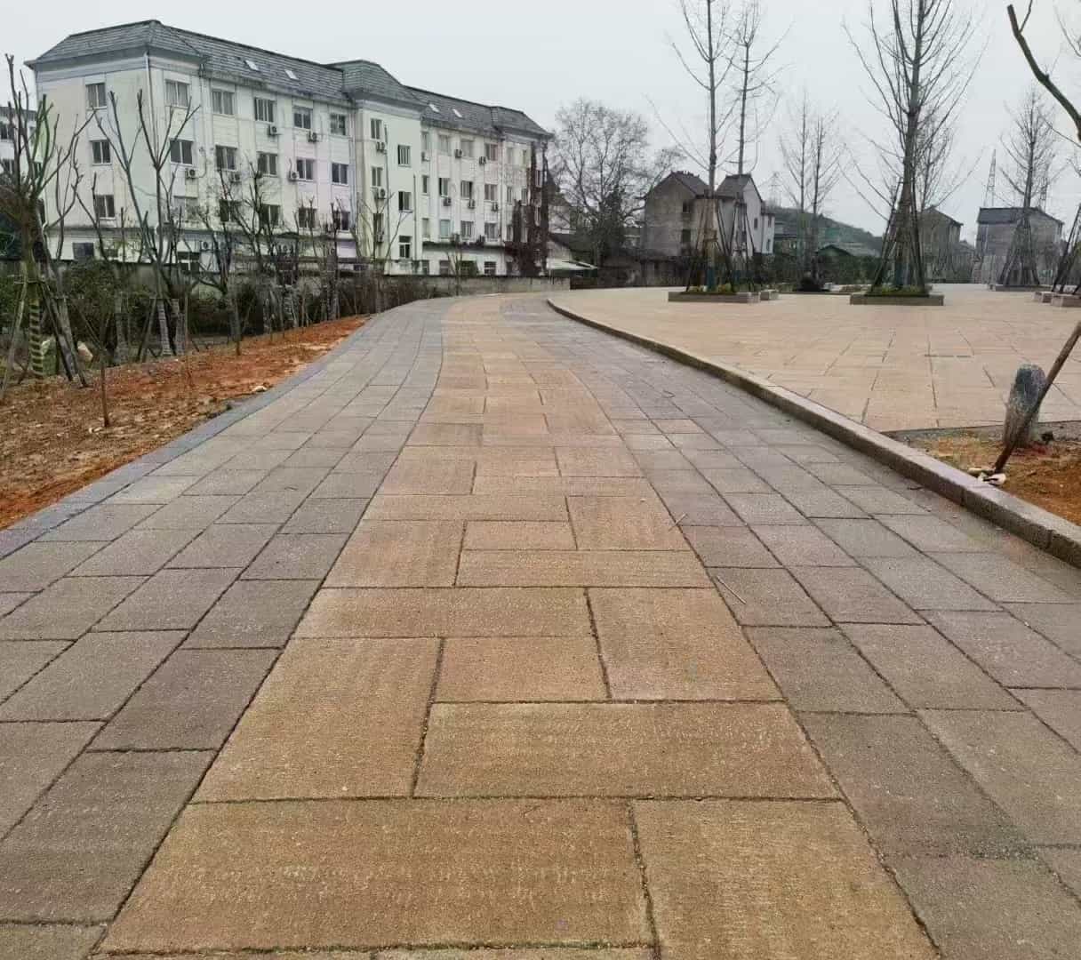 太原仿古石铺装效果