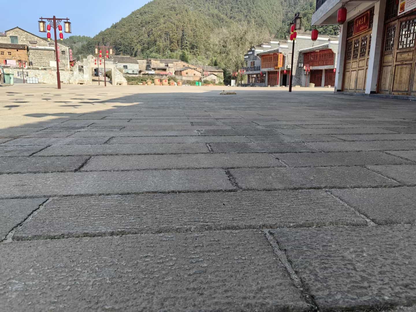 太原仿古石铺装效果