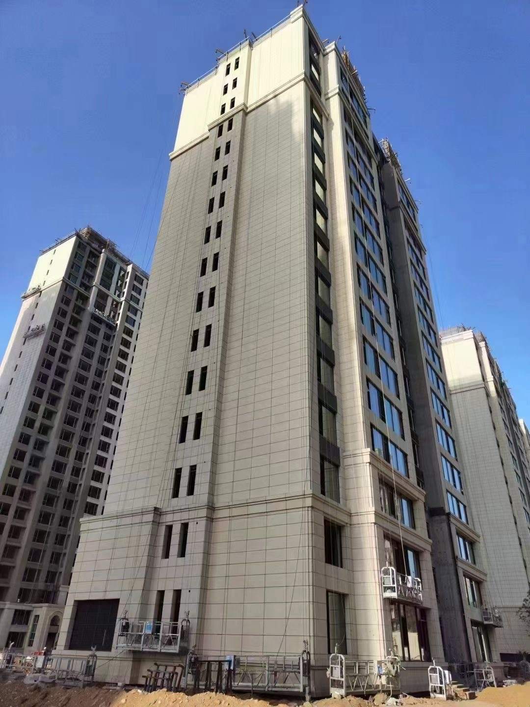 太原黄金麻高端小区，外墙干挂