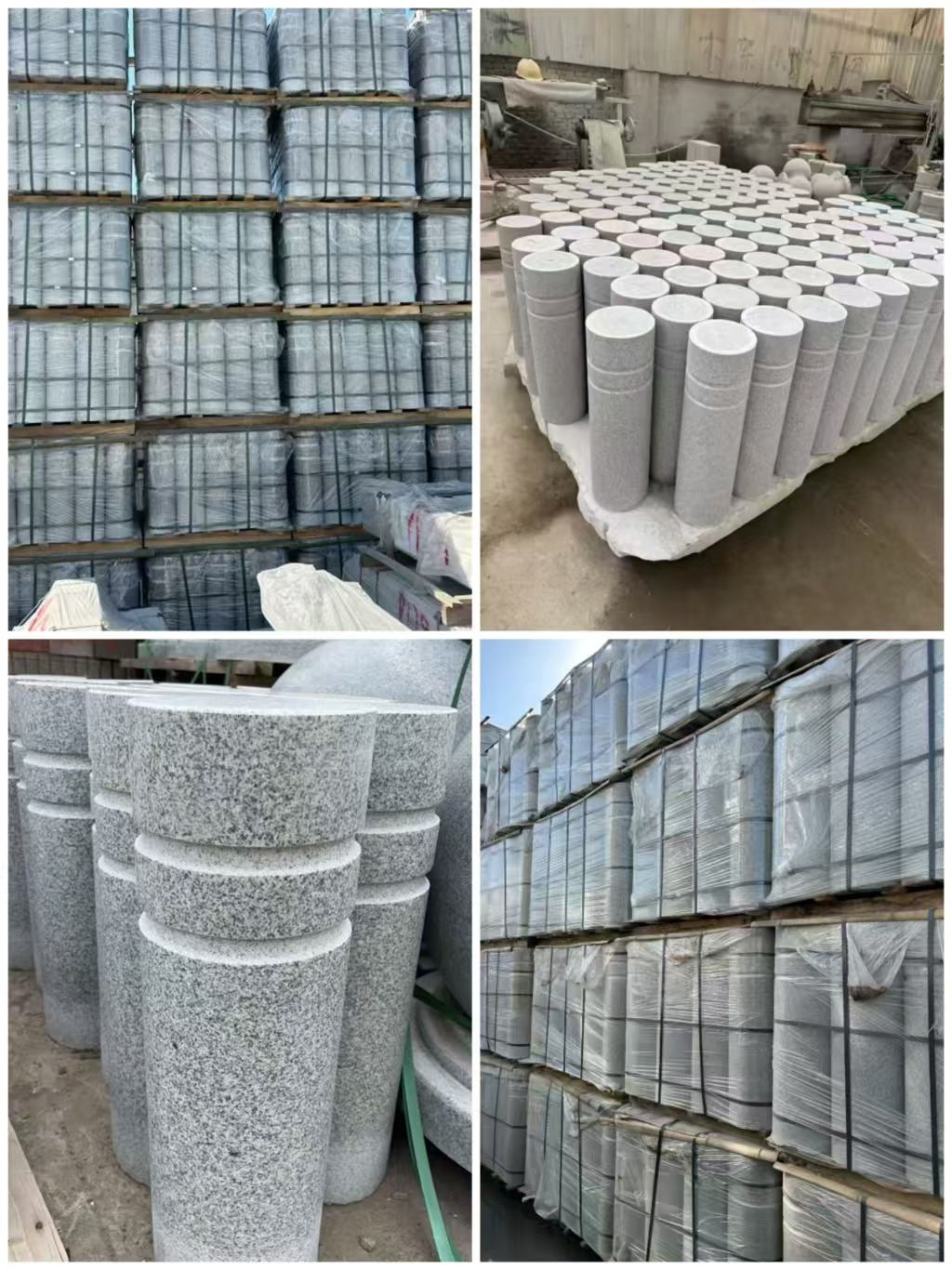 太原 芝麻白花岗岩挡车柱、隔离柱多少钱