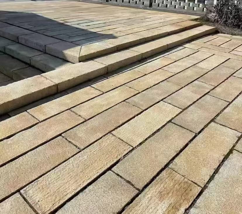太原仿古石铺装效果