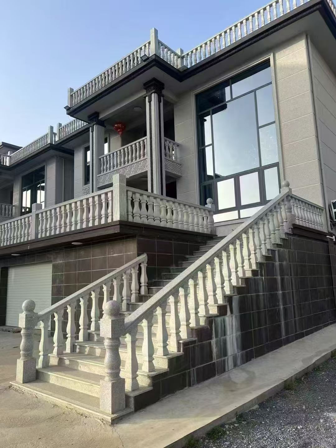 太原 芝麻白别墅阳台栏杆，楼梯栏杆